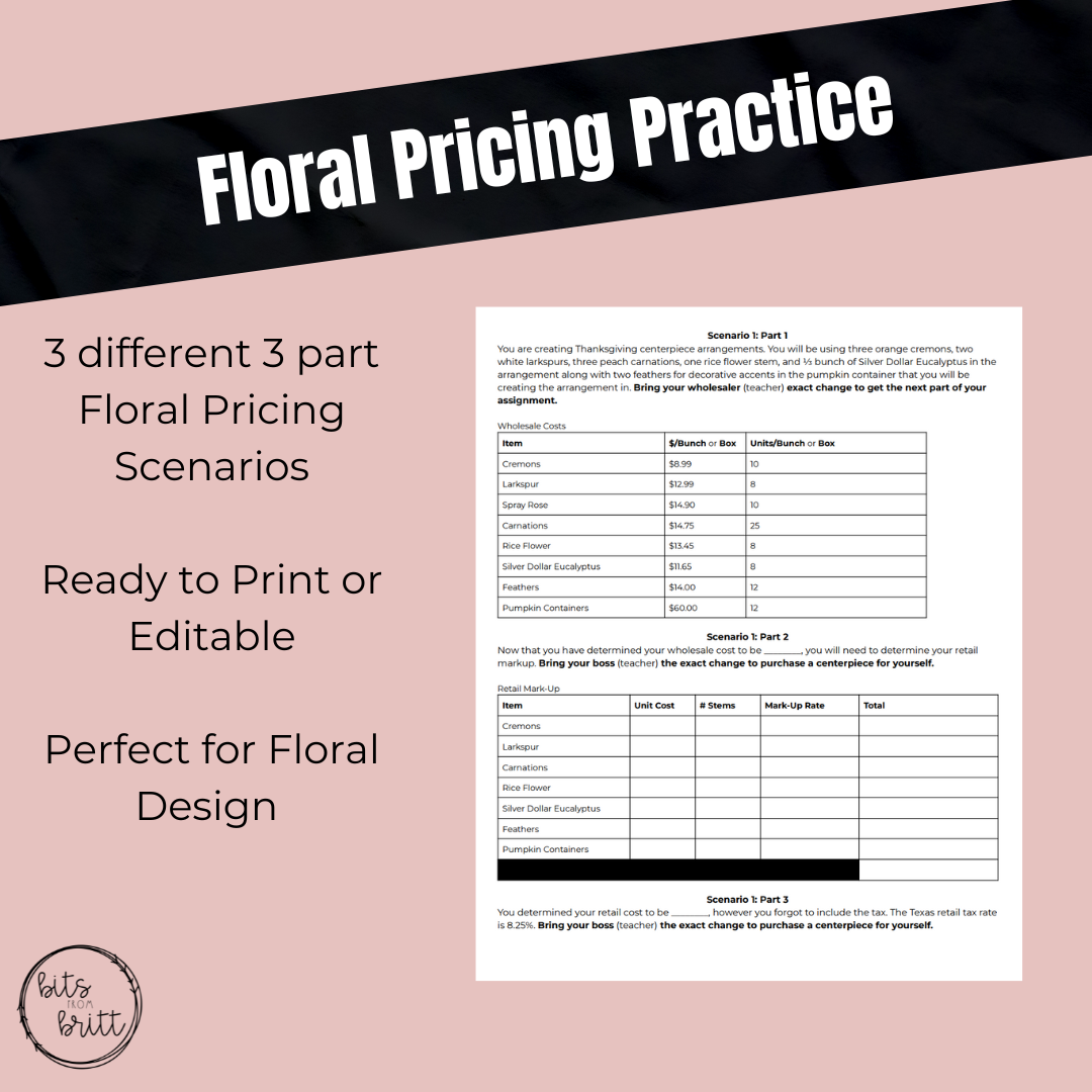 Floral Pricing Scenarios