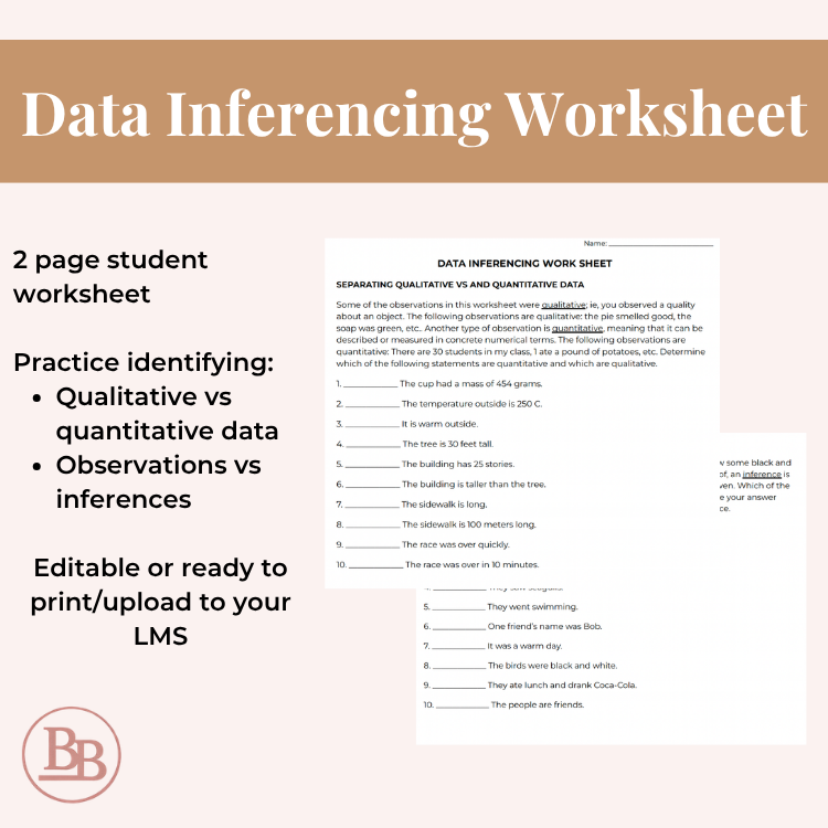 Data Inferencing Worksheet