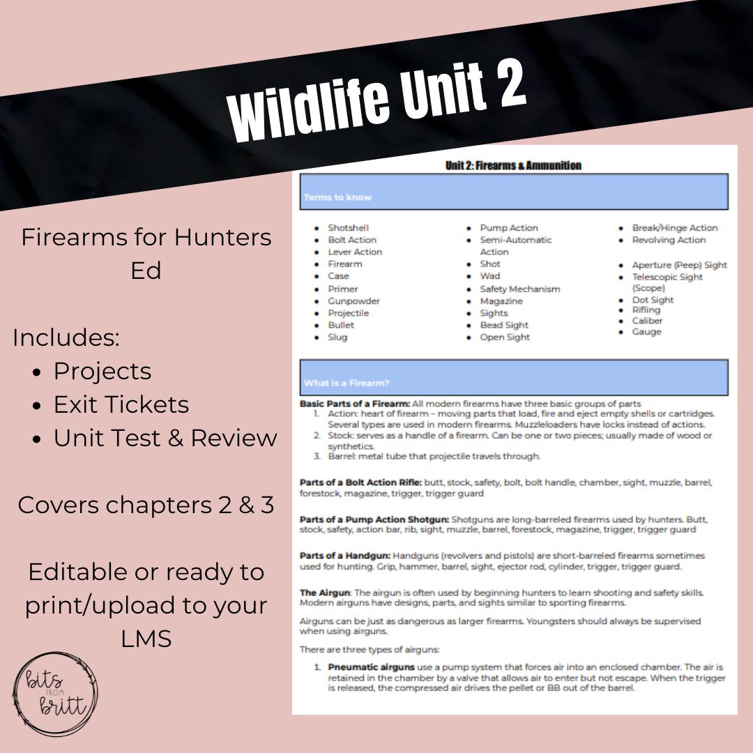 Wildlife Unit 2: Firearms
