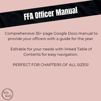 FFA Officer Manual