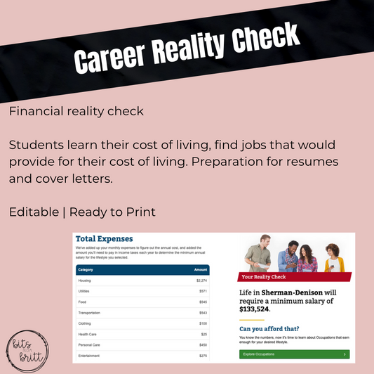 Career Reality Check