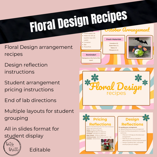 Floral Design Recipes