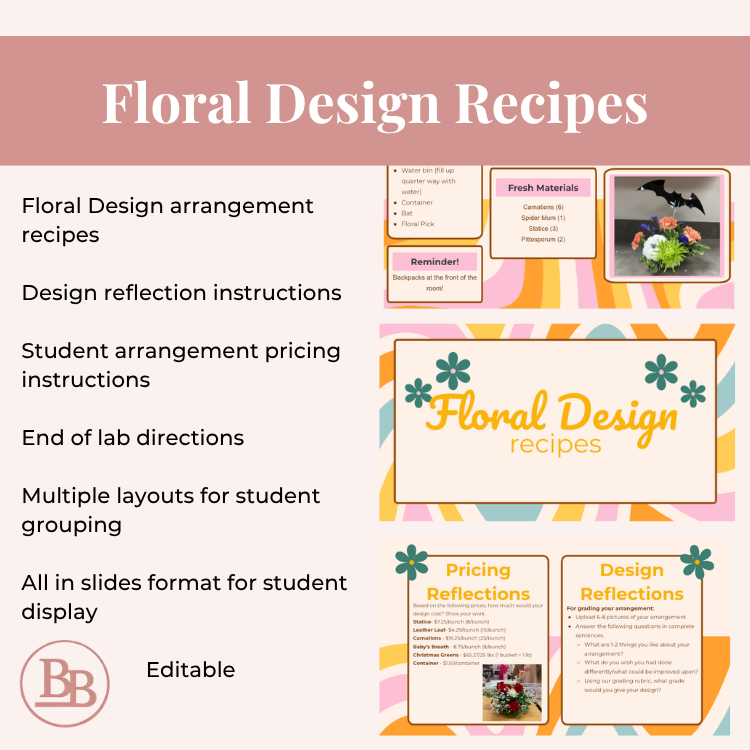 Floral Design Recipes