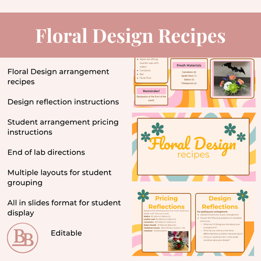 Floral Design Recipes